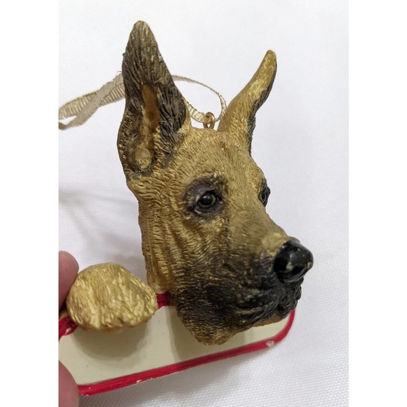 New Great Dane Dog 3d Christmas tree Ornament Personalized name plate - Picture 2 of 3